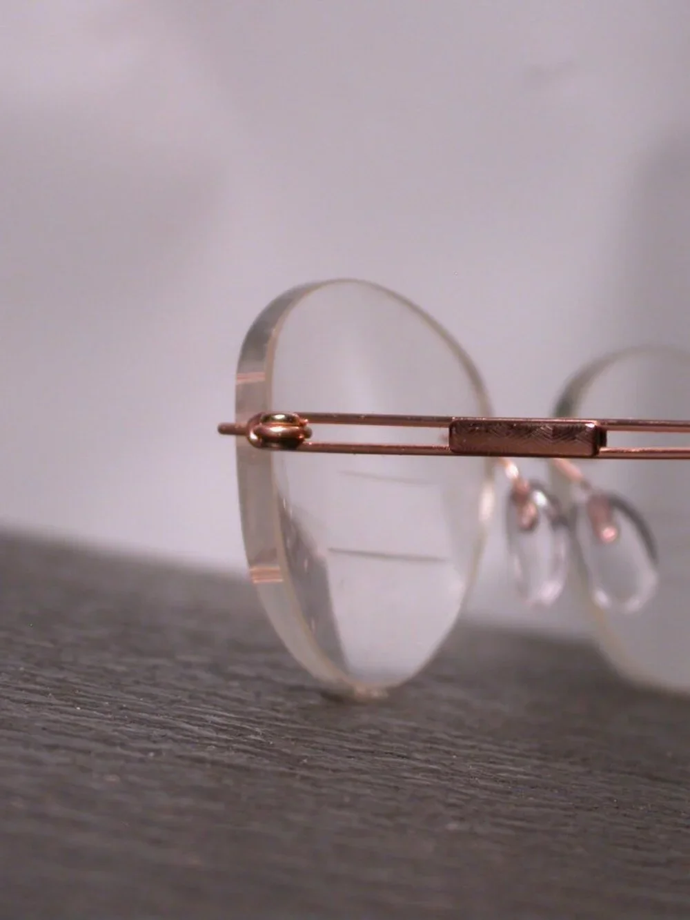 Silhouette Titan Frameless Gold Wire Eyeglasses Made in Austria
